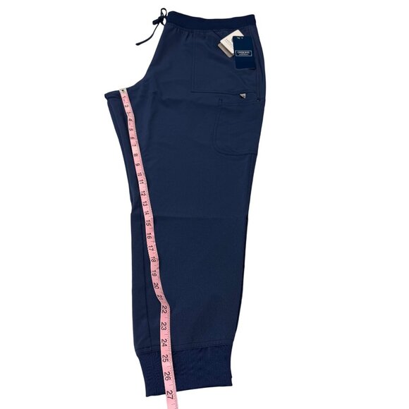 Infinity By Cherokee Womens Jogger Scrub Pants XL Petite Navy Blue CK249AP - Picture 8 of 8